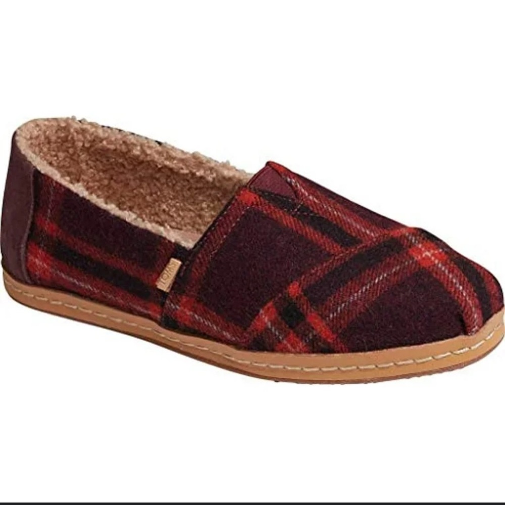Women's TOMS Alpargata Leather Wrap Slip On Shoe